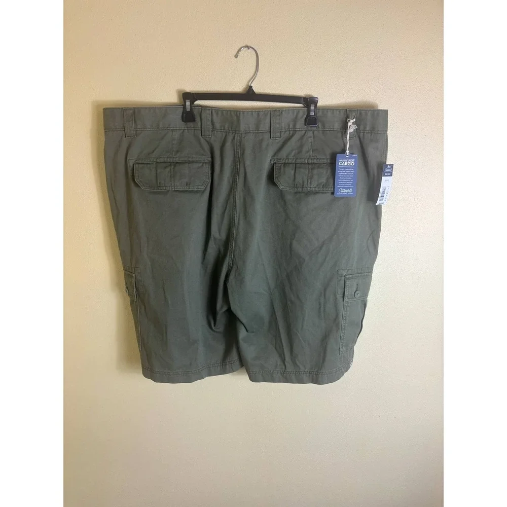 New NWT Roundtree‎ & Yorke Casual Cargo Olive Green Big Man Shorts Size 48